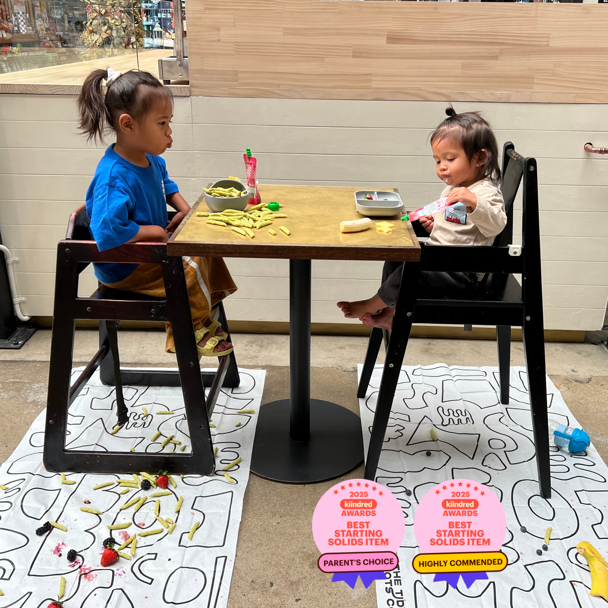 The Tidy Tots Co Mess Mat – Pack of 10- Intro pack